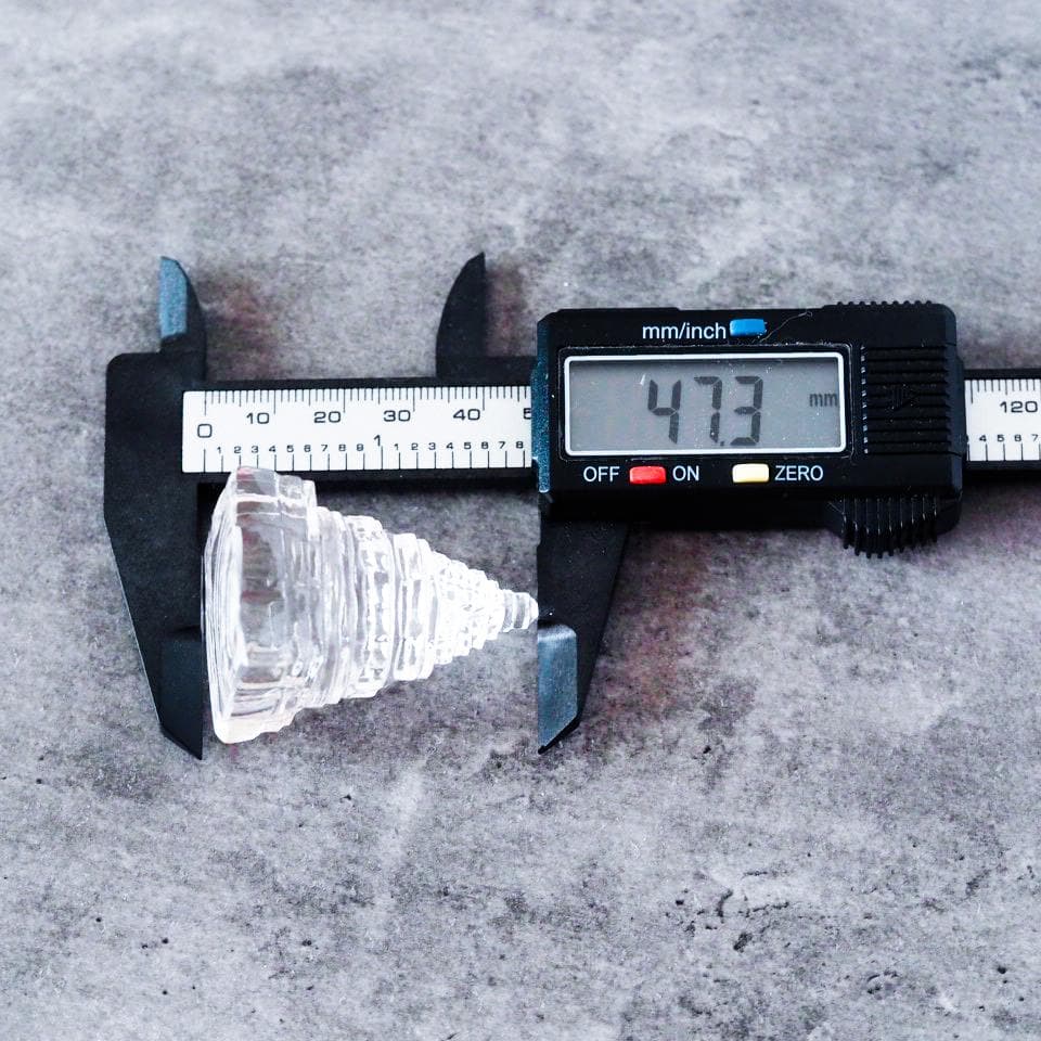 ヒマラヤ水晶・クリスタル・シュリーヤントラ マハーメール約4.7cm 約52g
