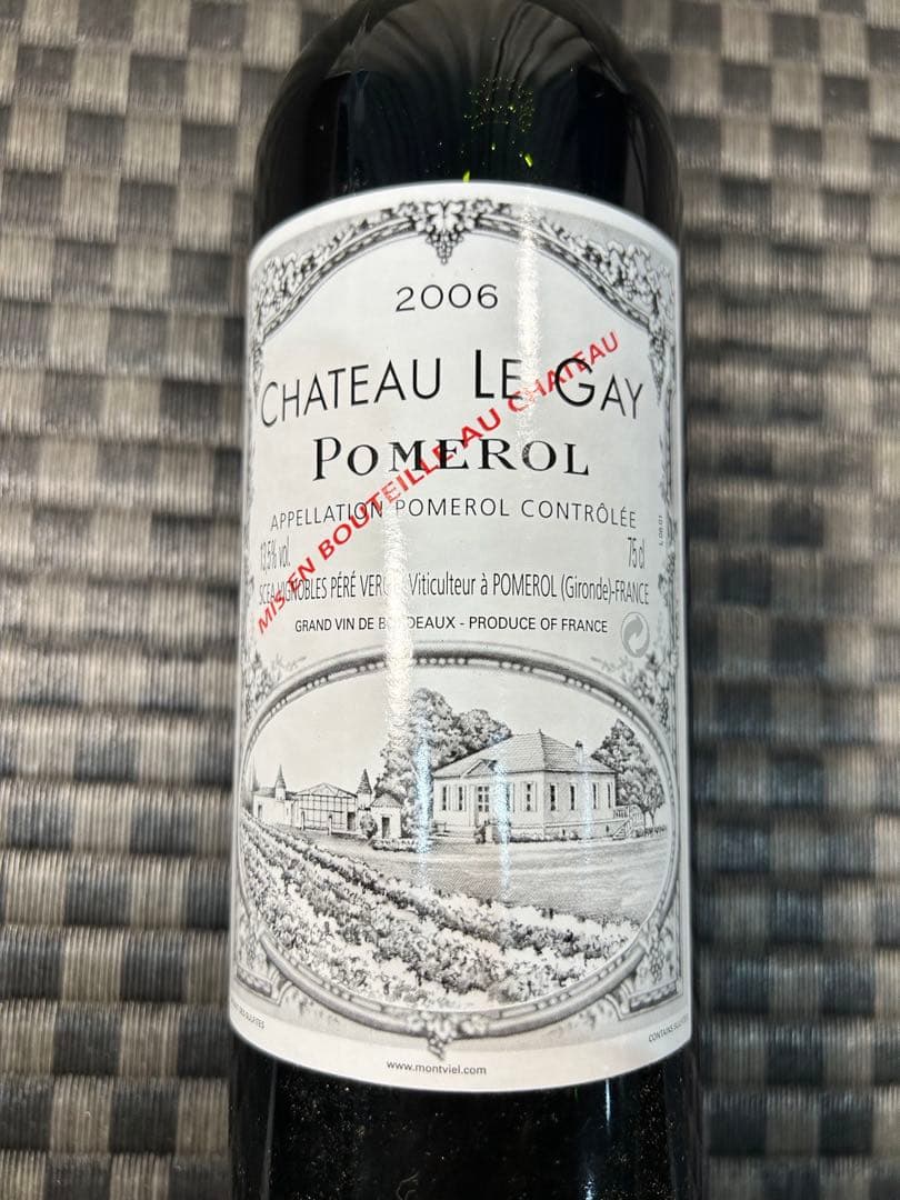 シャトー・ル・ゲイ 2006 CHATEAU LE GAY, POMEROL