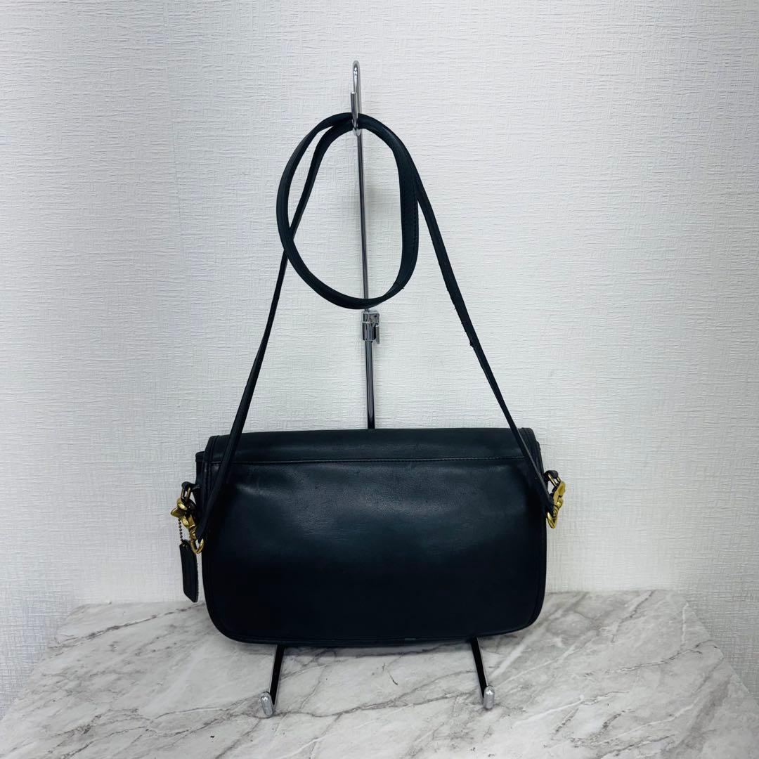 ✨COACH✨コーチ✨ブラック✨レザー✨オールドコーチ✨ショルダーバッグ✨