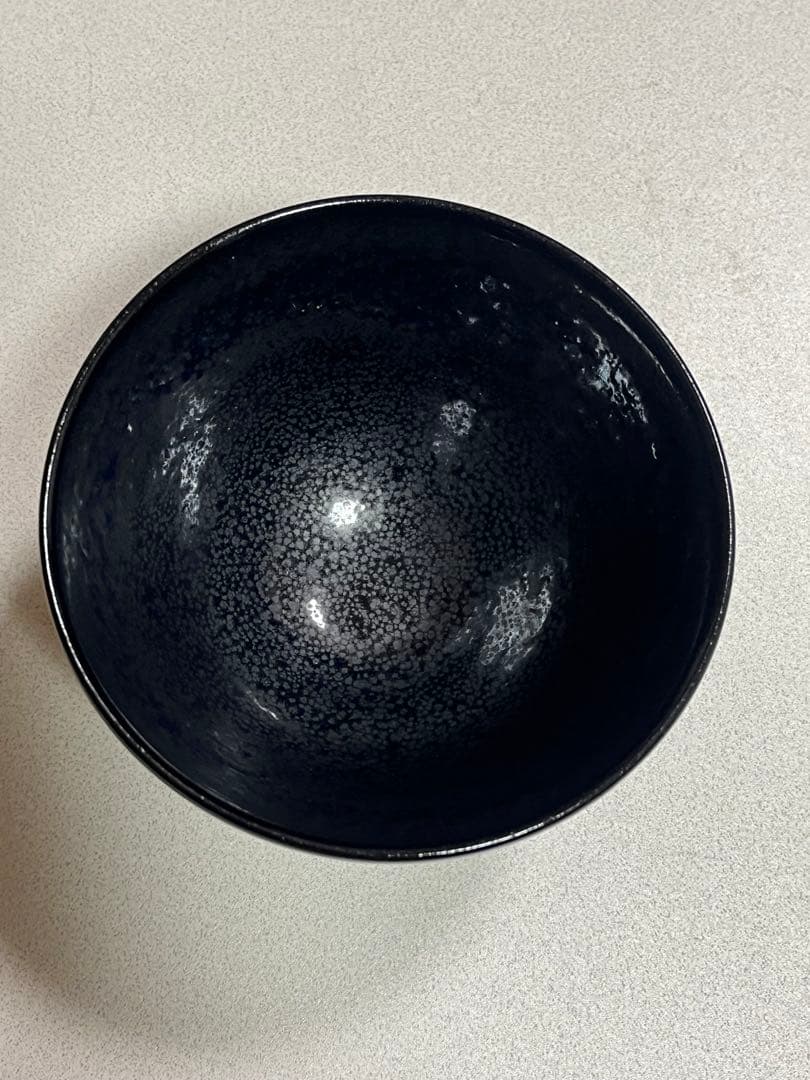 茶盌　茶碗　茶器　油滴天目釉　萬古春山