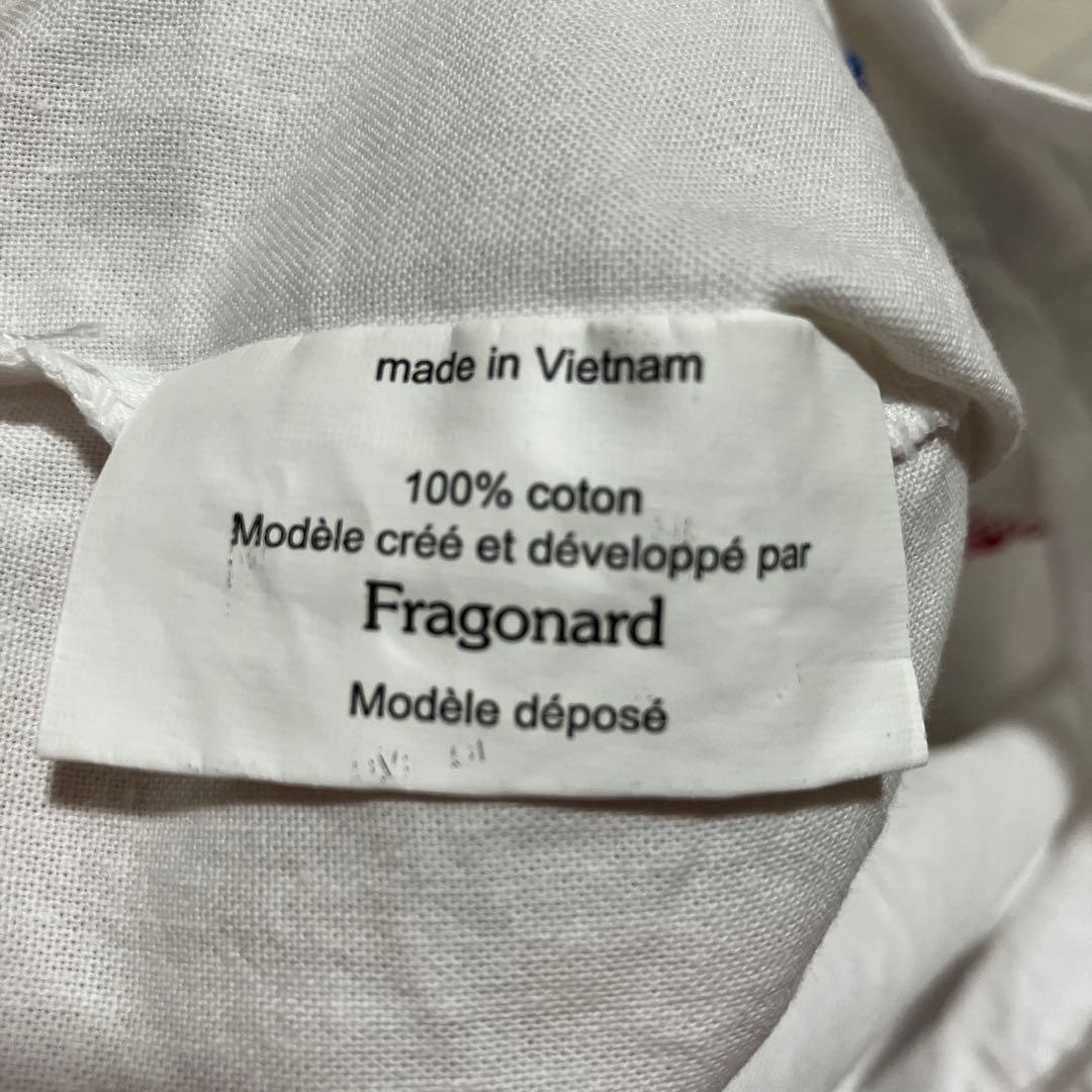 フラゴナール 刺繍巾着2点セット コットン100% パリ購入 未使用