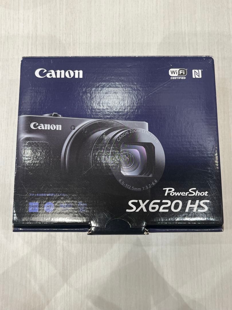 【美品】Canon PowerShot SX620HS ブラック Wi-Fi 黒