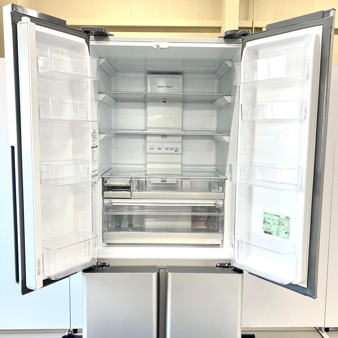 【美品】2023年購入 AQUA ノンフロン冷凍冷蔵庫　保証書有り 420L