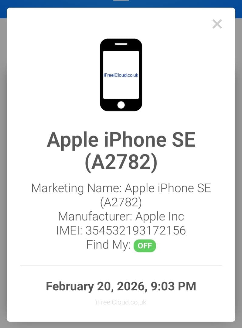 iPhone SE 第3世代 64GB SIMフリー 　バックパネル新品