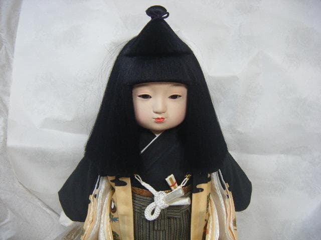 市松人形 元賀章介作 男の子の子 43cm・画像で判断下さい
