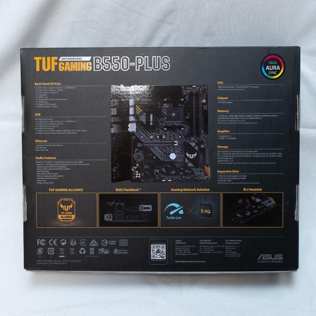 【マザーボード】TUF Gaming B550-PLUS / ASUS