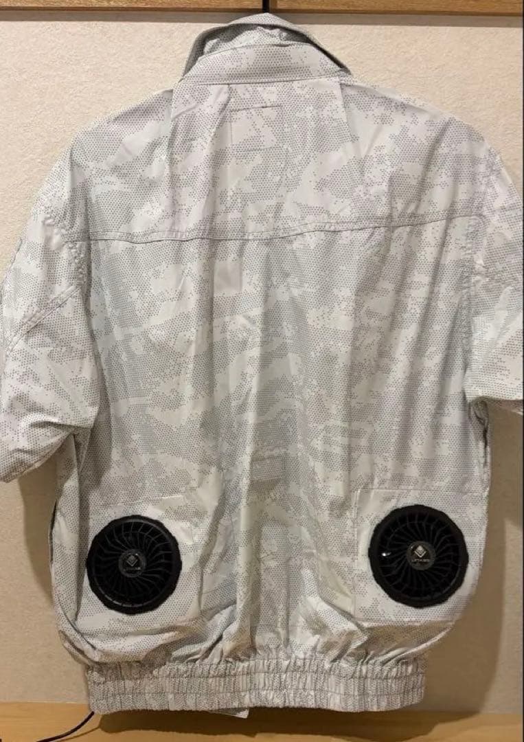 HOODI 半袖ブルゾン カモフラホワイト