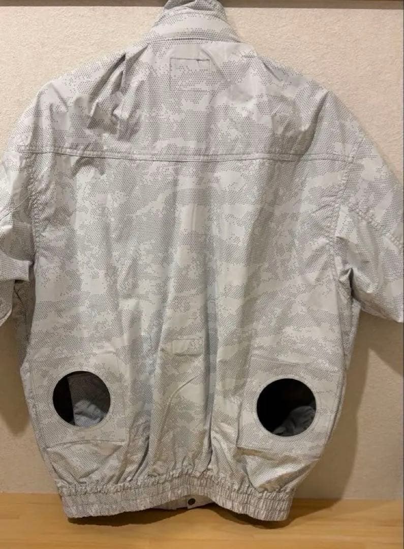 HOODI 半袖ブルゾン カモフラホワイト