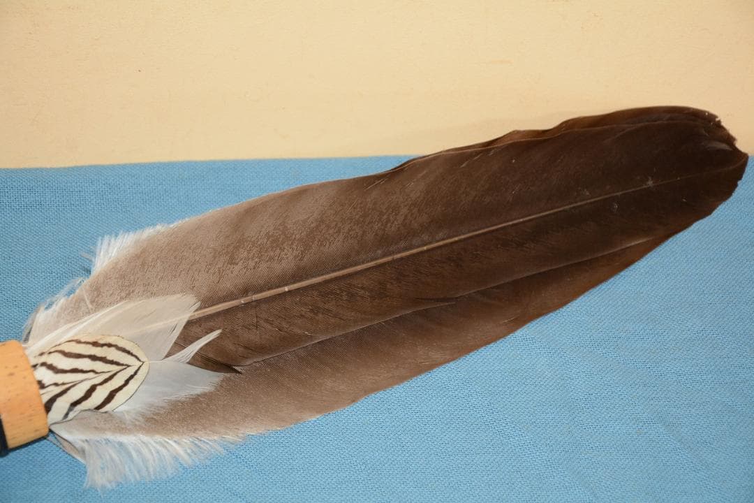 茶道具　羽箒　座箒　約51cm　炭手前 　古物　送料込み