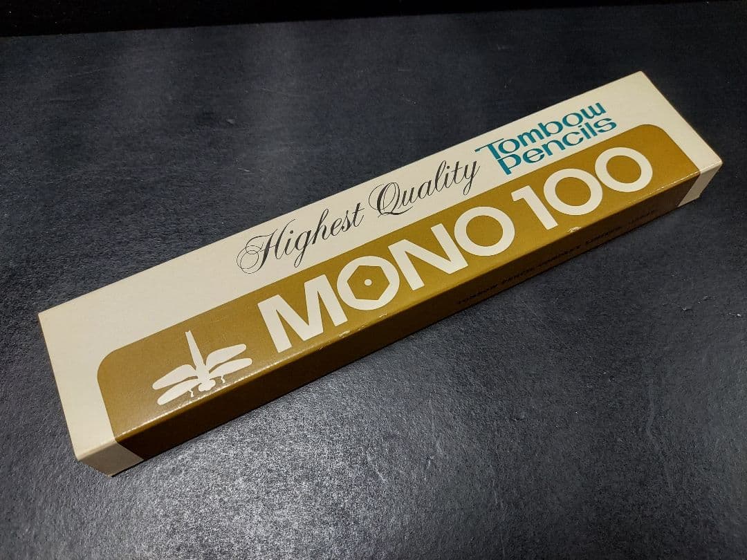 レトロ鉛筆、MONO鉛筆　Tombow MONO 100 鉛筆 3本入り