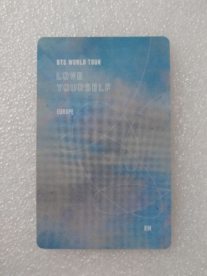 【RM】BTS memories of 2018＆LYS Europe トレカ