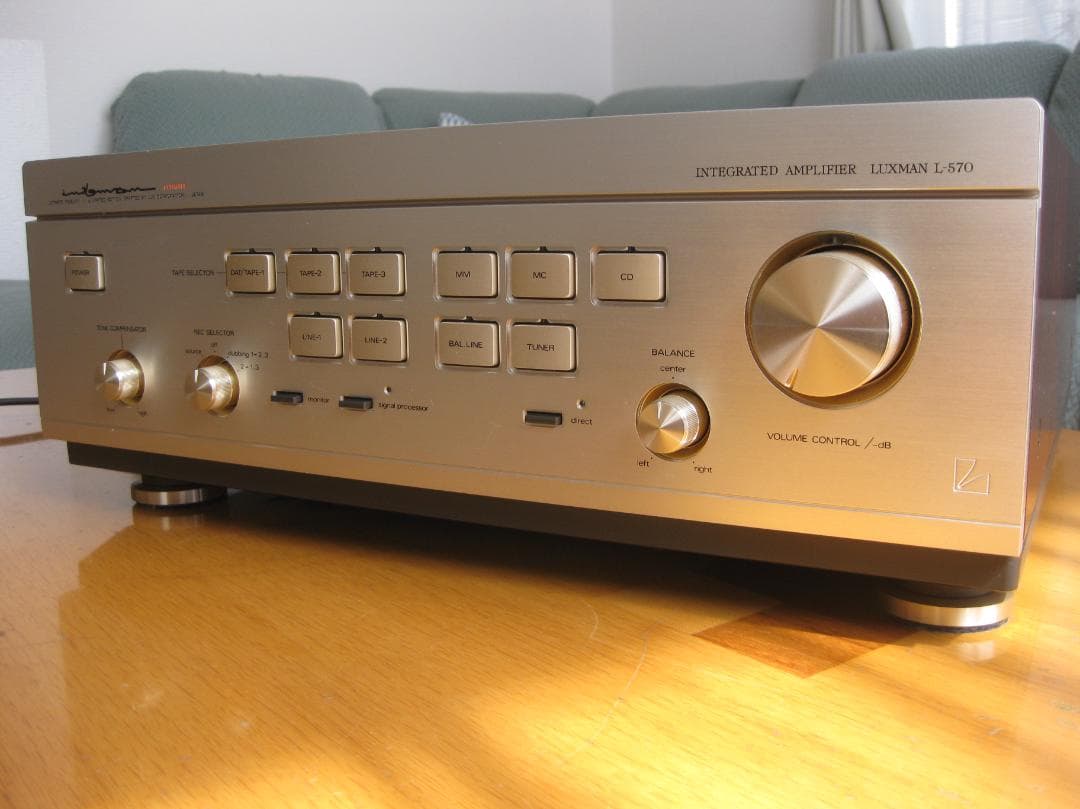 LUXMAN L-570 A級プリメインアンプ　完全動作品 【美品】