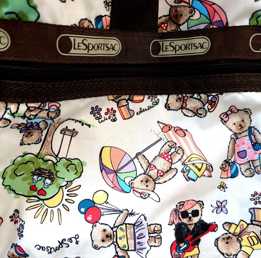 【◎良品・希少柄・Key2個付】 LeSportsac　ボストンバック Lサイズ