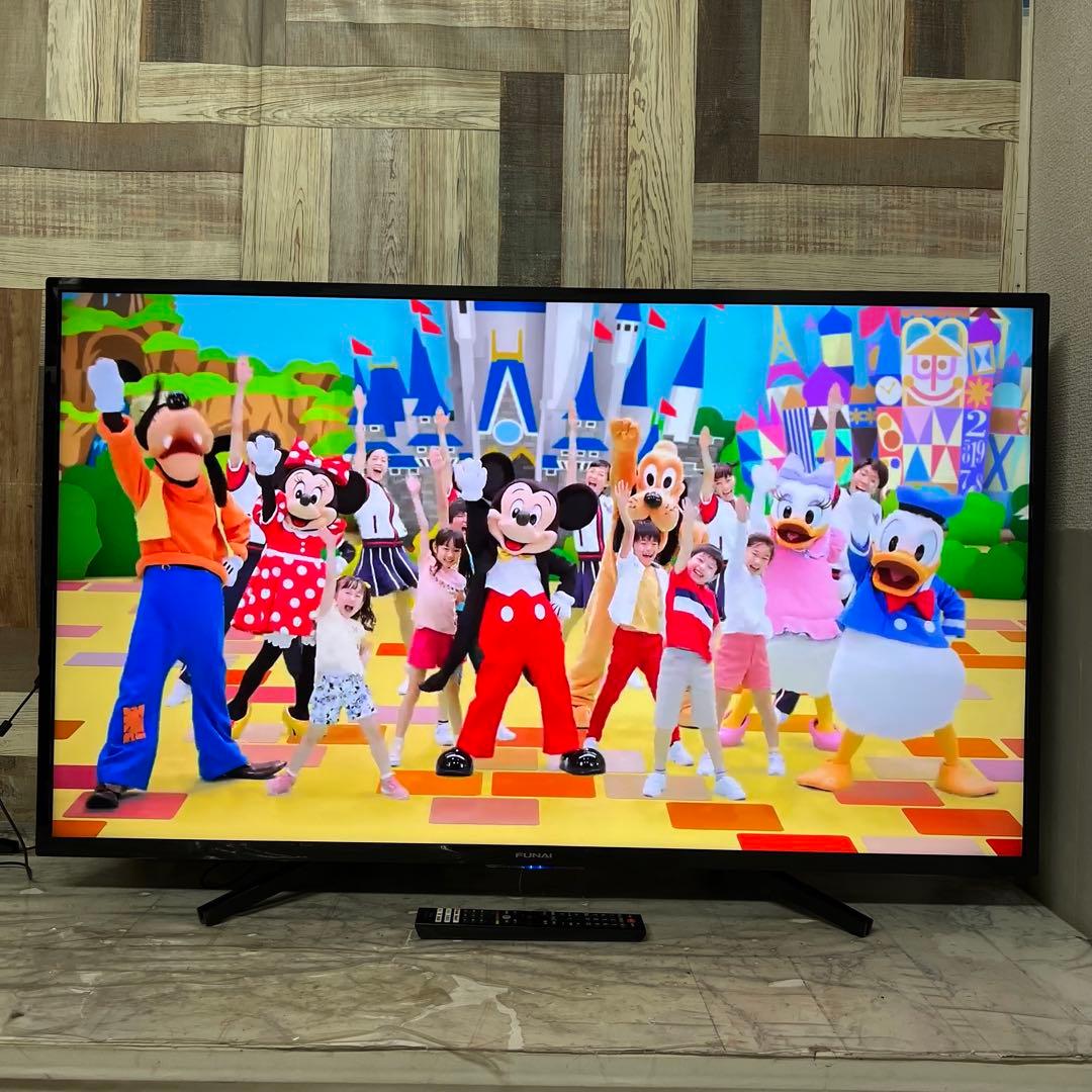 全国送料込❣️フナイ49型液晶テレビ4K チューナー内蔵アンドロイド テレビ