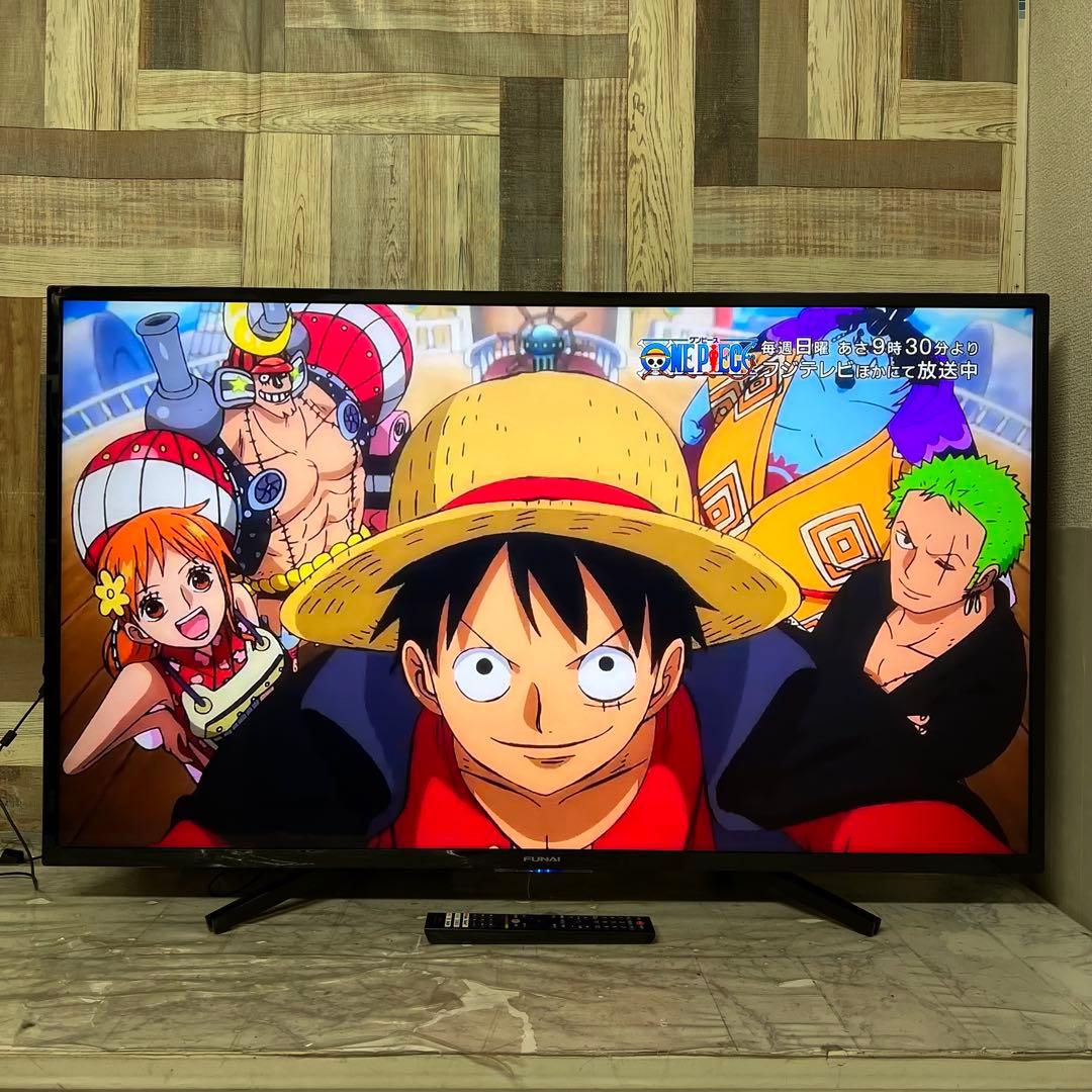 全国送料込❣️フナイ49型液晶テレビ4K チューナー内蔵アンドロイド テレビ