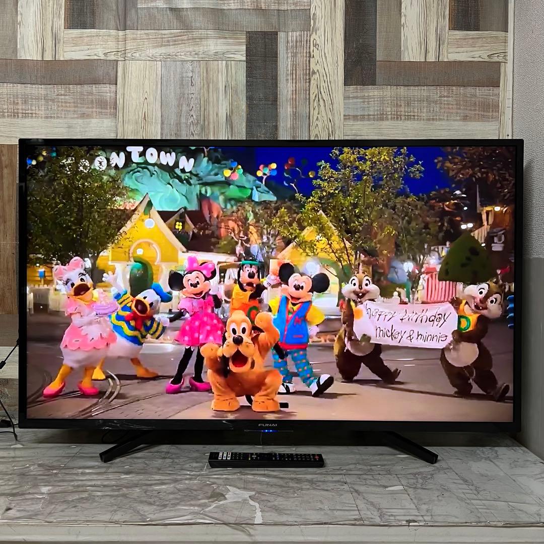 全国送料込❣️フナイ49型液晶テレビ4K チューナー内蔵アンドロイド テレビ