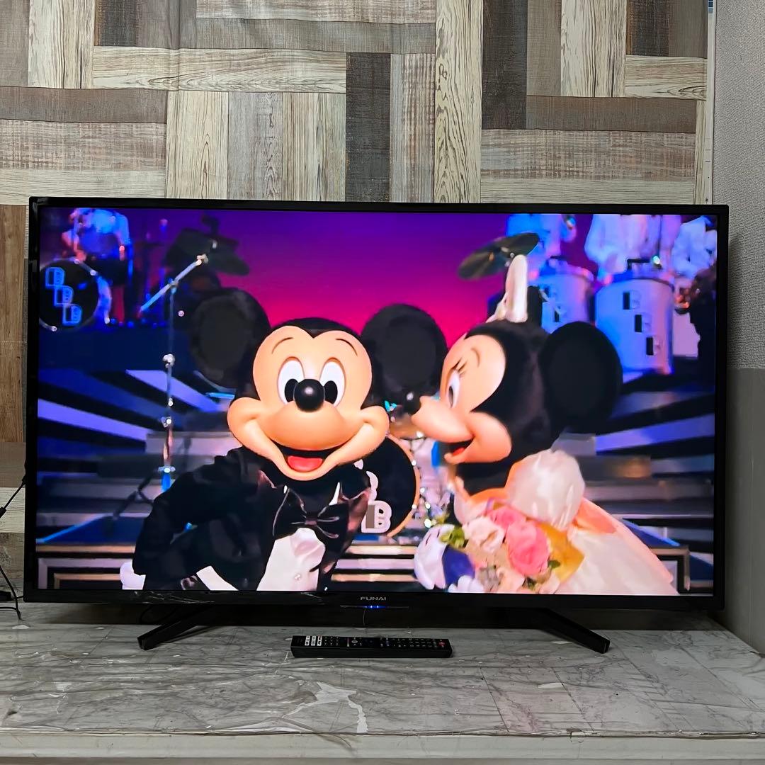 全国送料込❣️フナイ49型液晶テレビ4K チューナー内蔵アンドロイド テレビ