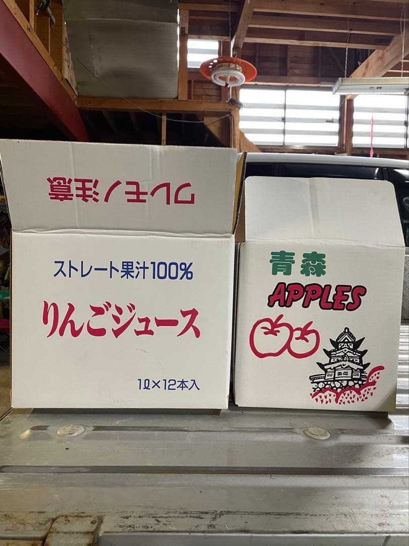 青森県産搾りたて無添加100%りんごジュース1ℓ12本