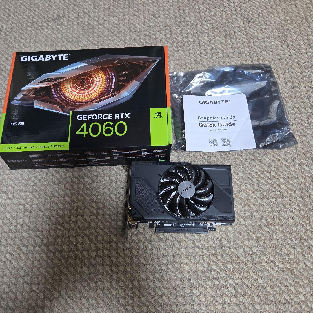 グラフィックボード・グラボ・ビデオカード GIGABYTE GEFORCE RTX 4060 8 GB