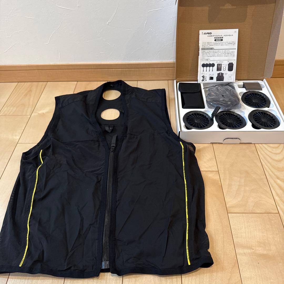 ICE-PAD 冷却ベスト ファン4個付き