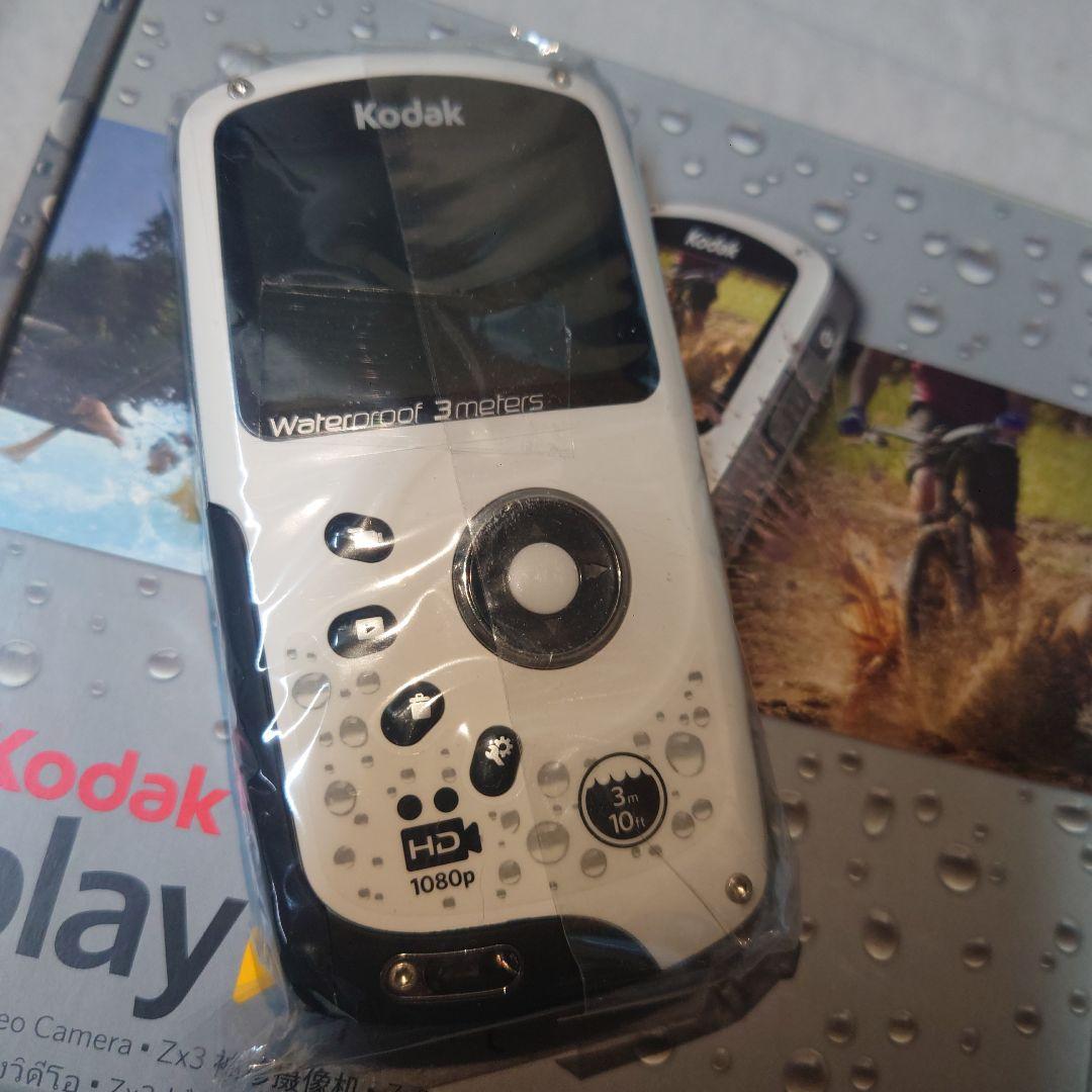 Kodak play sport Zx3 防水ポケットビデオカメラ・未使用