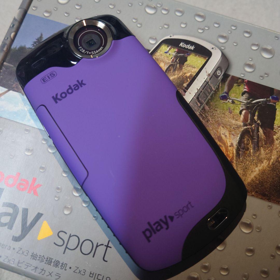 Kodak play sport Zx3 防水ポケットビデオカメラ・未使用