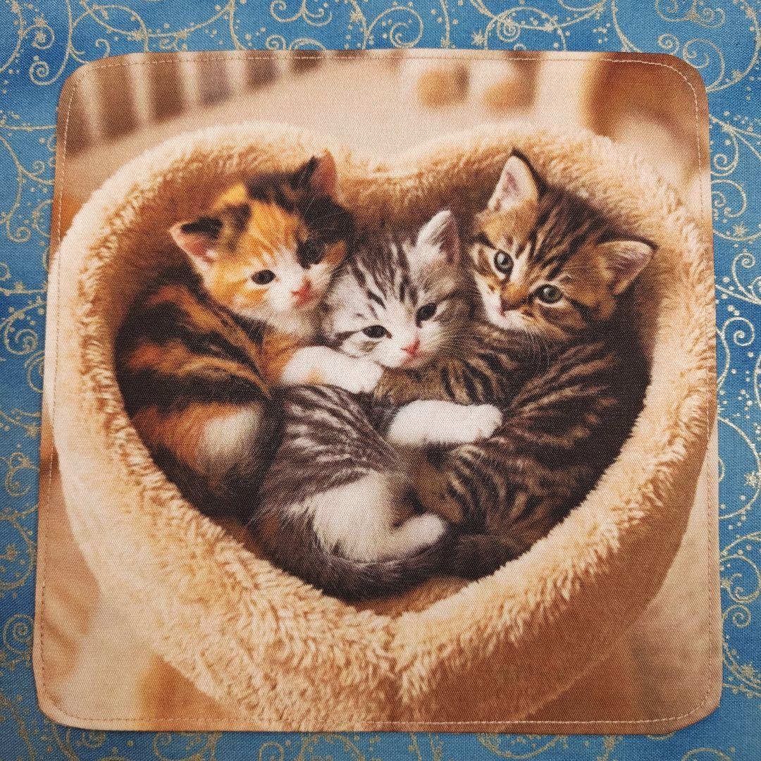 まるみ　ハンカチ　ねこちゃん柄　ハンドメイド1/20　19枚