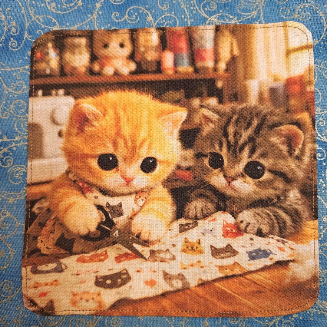まるみ　ハンカチ　ねこちゃん柄　ハンドメイド1/20　19枚