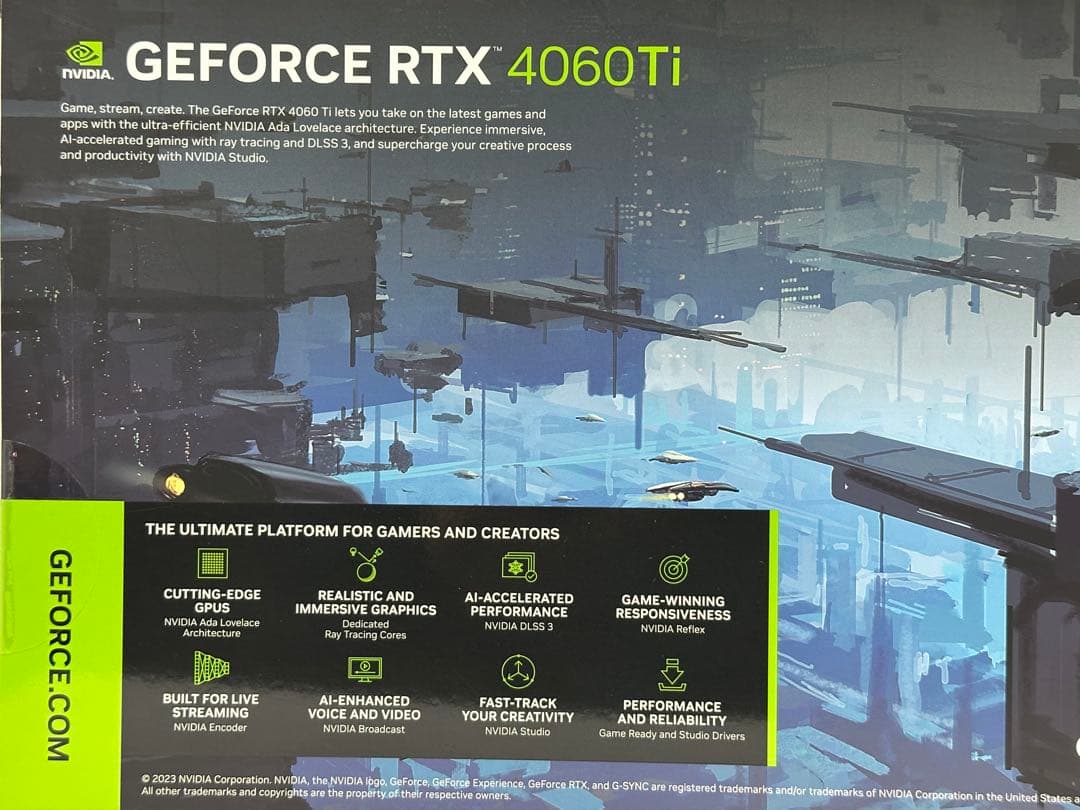 グラフィックボード・グラボ・ビデオカード GALAKURO GeForce RTX 4060 Ti