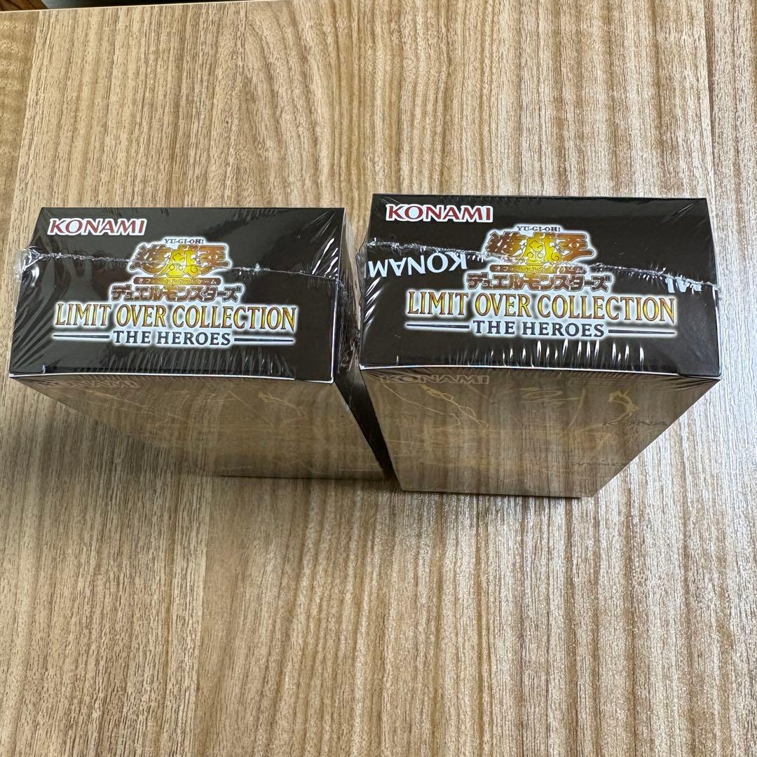 遊戯王リミットオーバーコレクション2箱　シュリンク付き