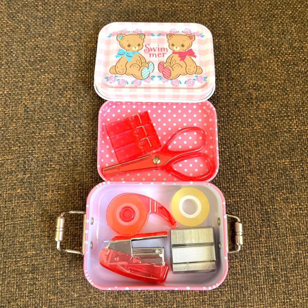 平成レトロ　swimmer 　バインダー　ノート　ステーショナリー　メモ帳ハサミ