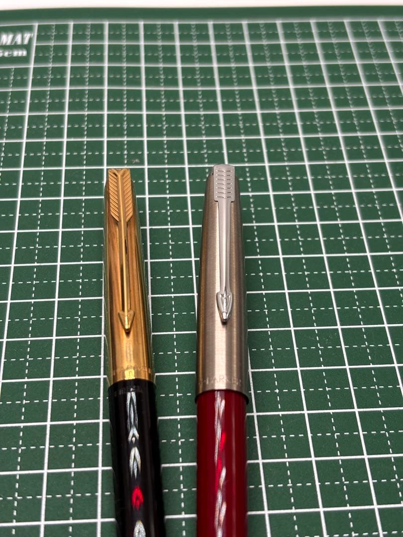 Parker61 2本セットポールペンシャープペンシル金張り 12K