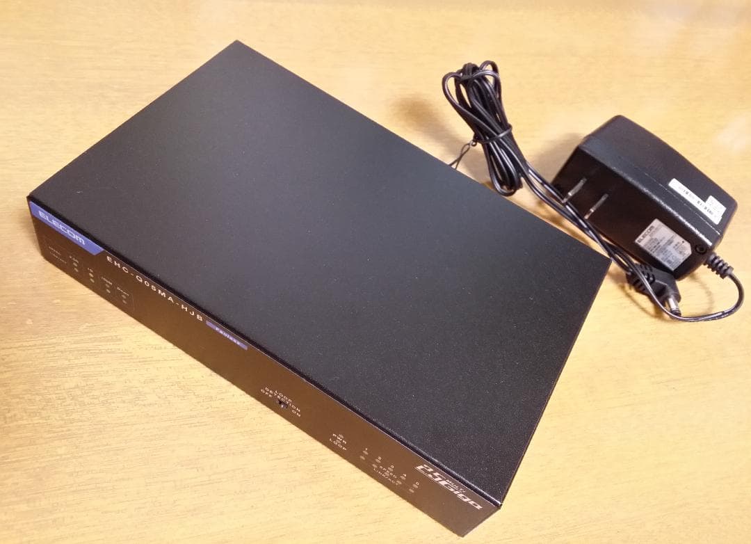 ELECOM　EHC-Q05MA-HJB　2.5G　5ポート　スイッチングハブ