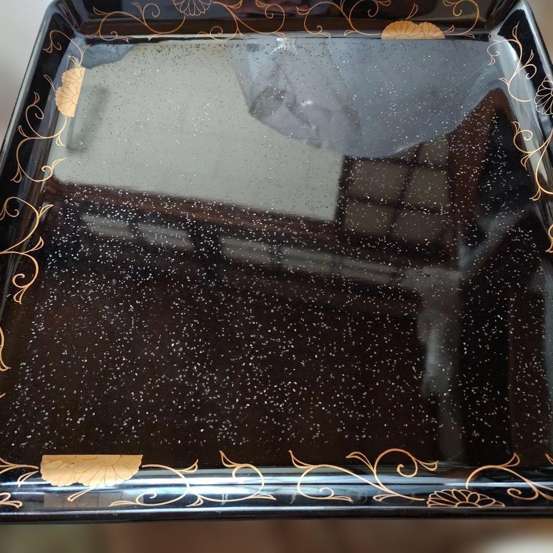 黒塗會席膳　5個セット　アンティーク