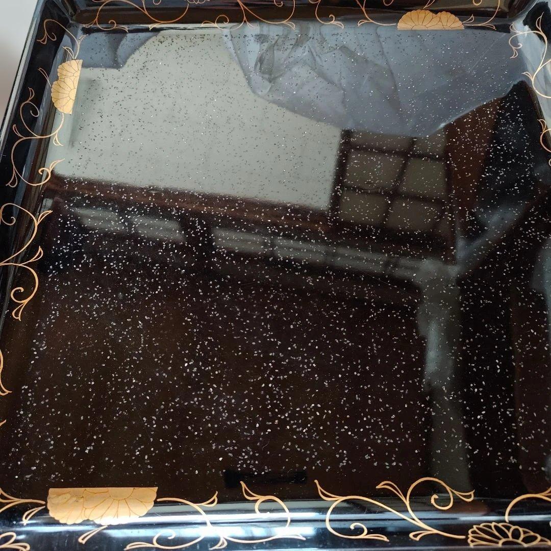 黒塗會席膳　5個セット　アンティーク