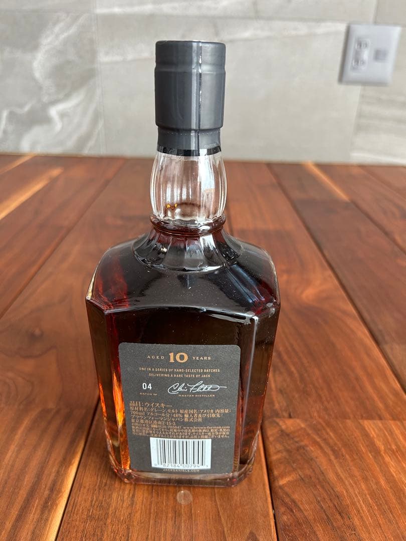 Jack Daniel's 10年バッチ4 700ml ジャックダニエル