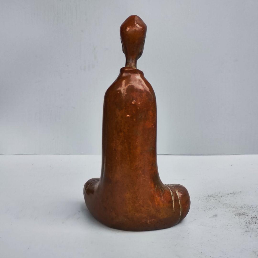 銅器 悟道仏 如来仏 釈迦牟尼 書道具 文房具装飾品 工芸品 美術品