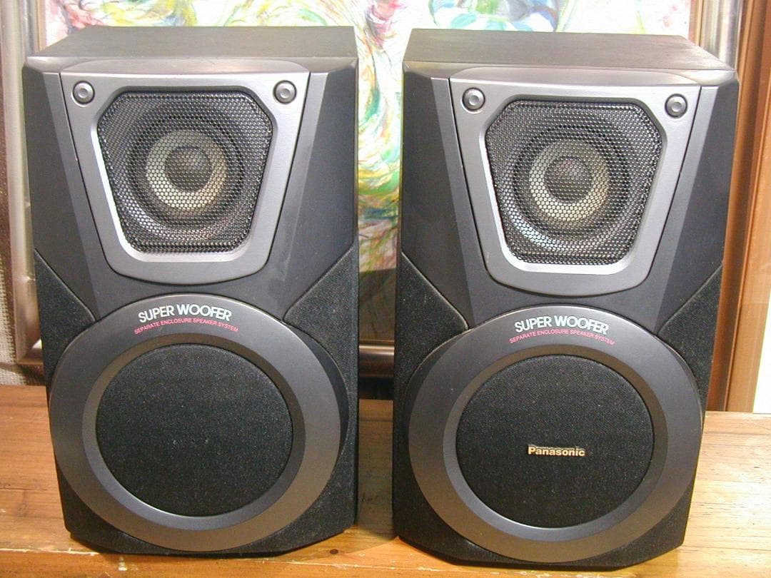 《パワフルな音》★Panasonic　SB-AK25　スピーカーシステム ペア★