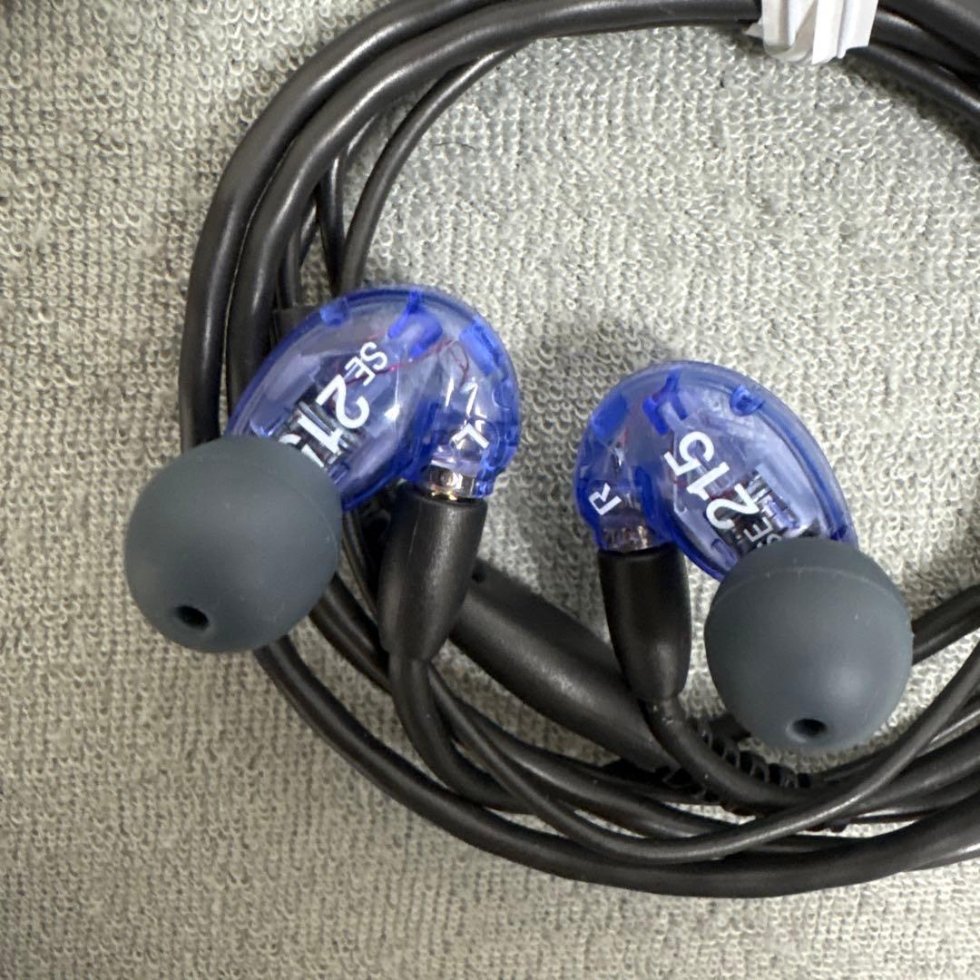 SHURE SE215SPE-PL-A イヤホン　パープル