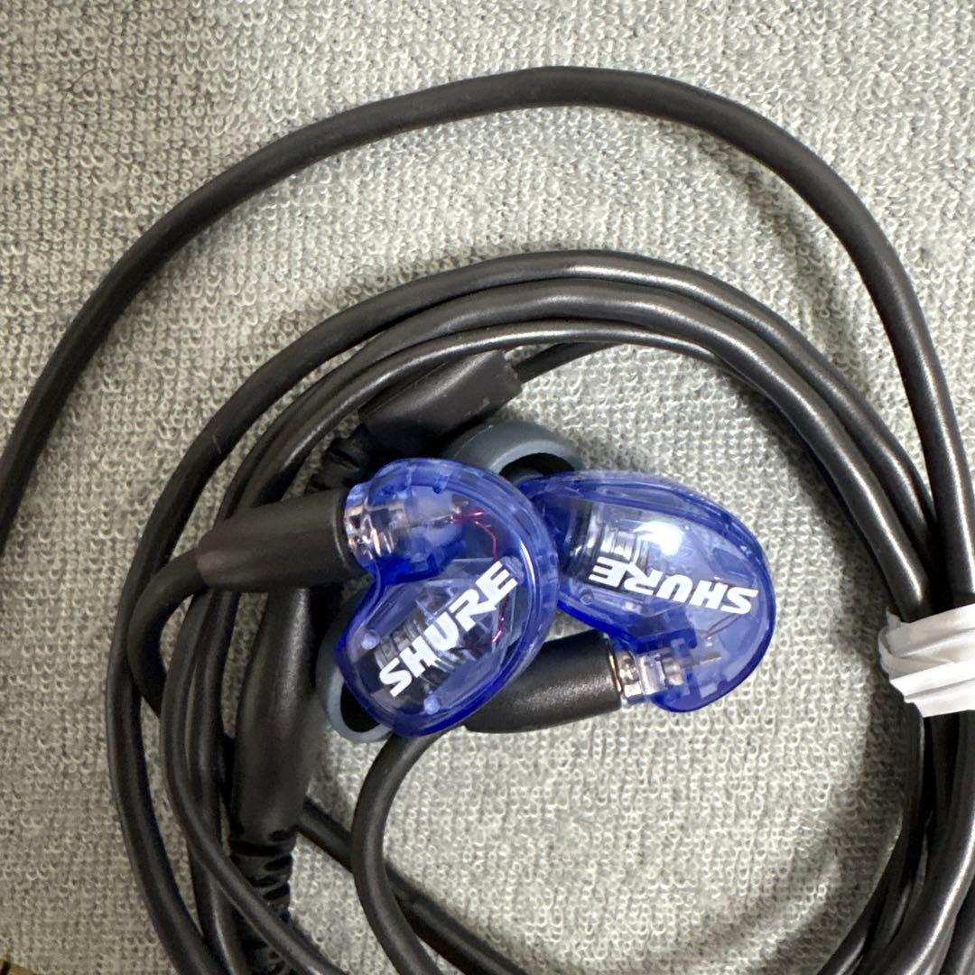 SHURE SE215SPE-PL-A イヤホン　パープル