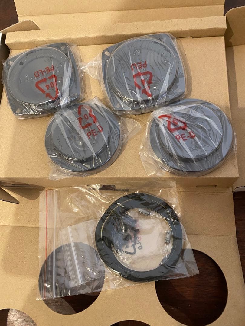 フォステクスpw80&pt20ペア未使用品とbox P802Eペア中古品セット