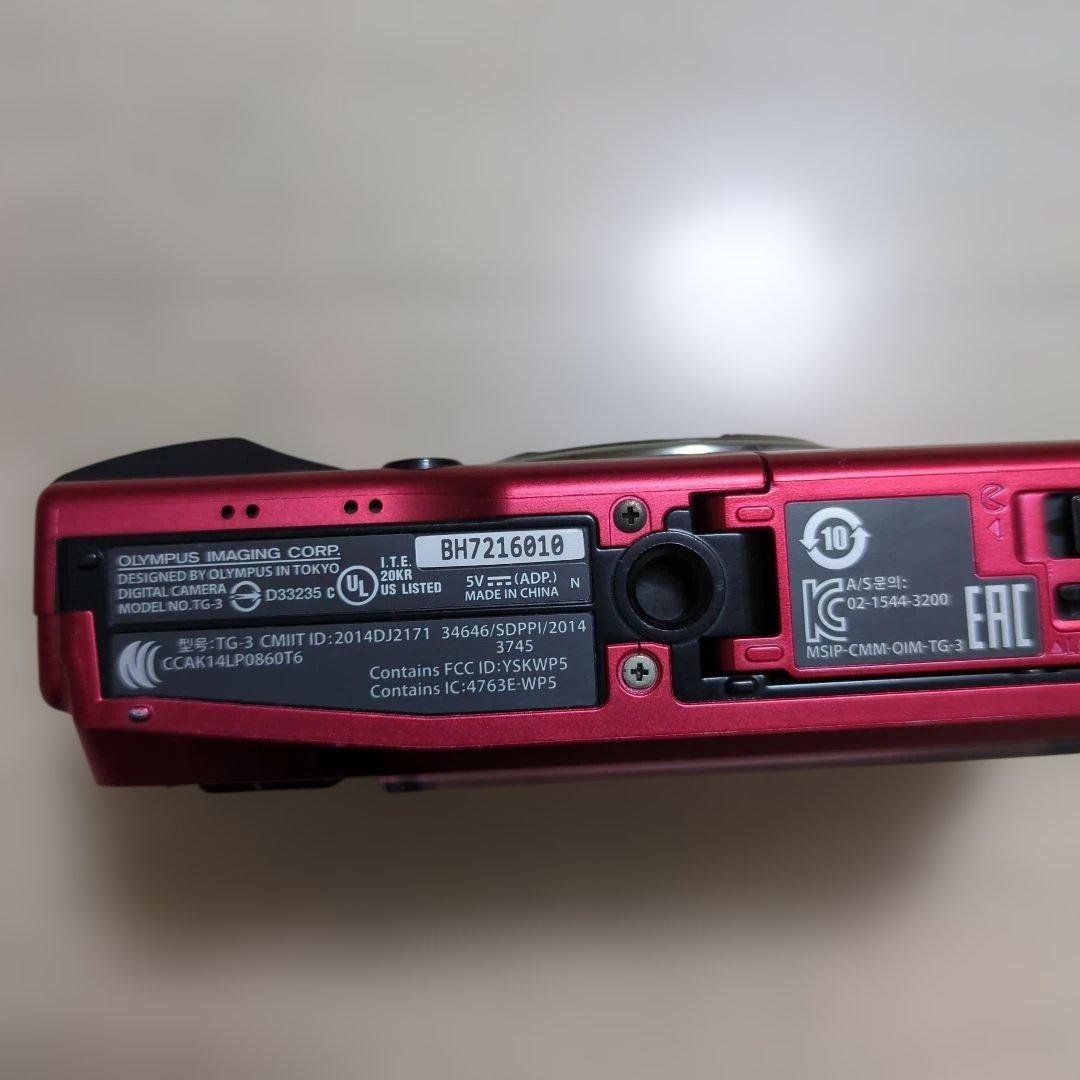 OLYMPUS Tough TG-3 レッド Wi-Fi機能付き