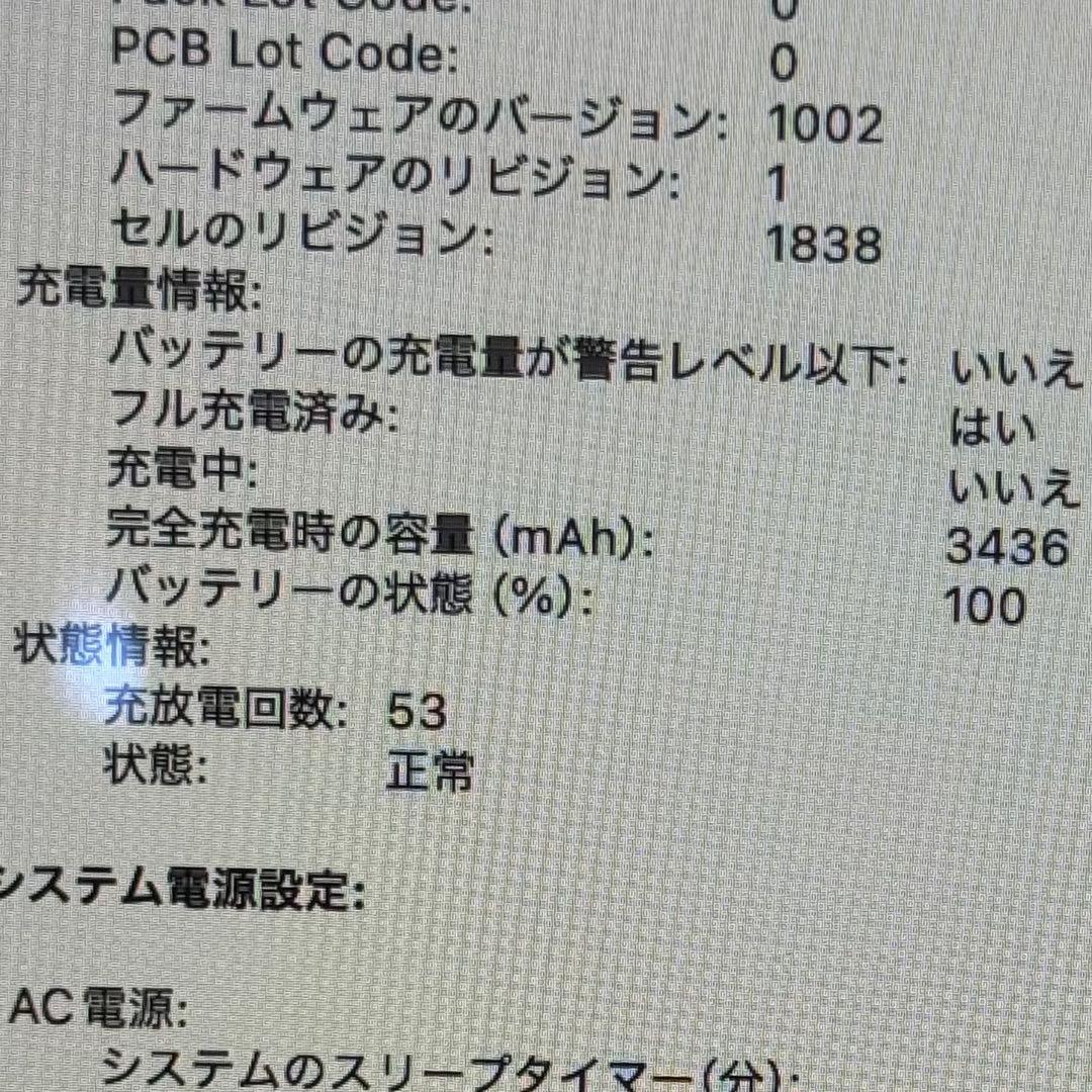ほぼ使ってない　MacBook Air 本体 2020 13インチ　A2179