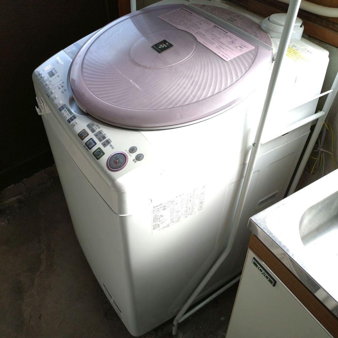 SHARP シャープ　洗濯機 ES-TX820　8㎏　たのメル便　送料込み