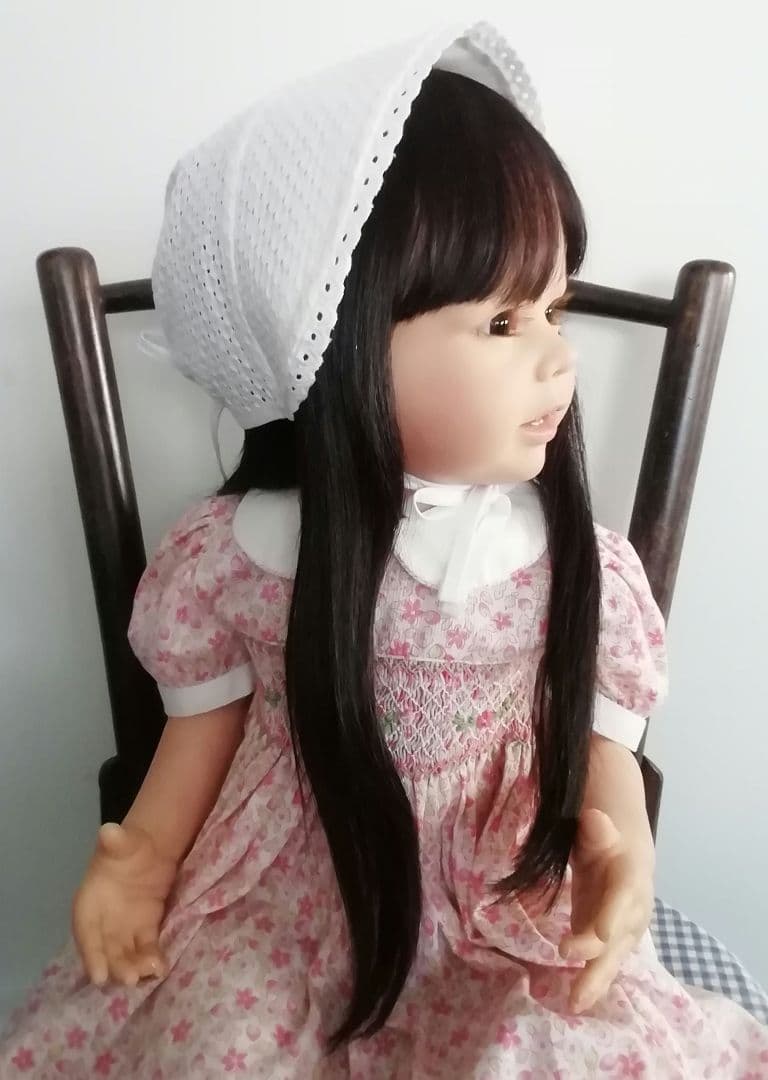 リボーンドール黒目黒髪の超〜♥可愛い高品質☆ボニーちゃん☆リボーンベビー抱き人形