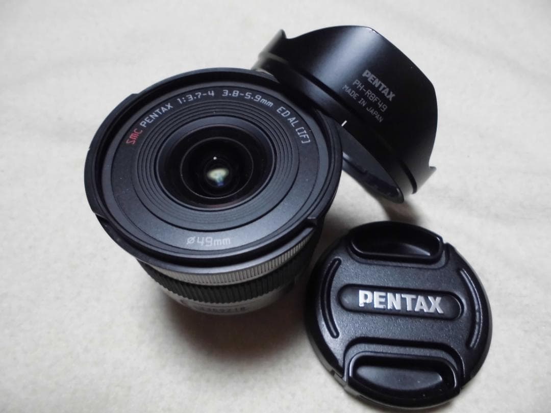 PENTAX Q 08 WIDE ZOOM 超広角ズーム フード前後キャップ付き