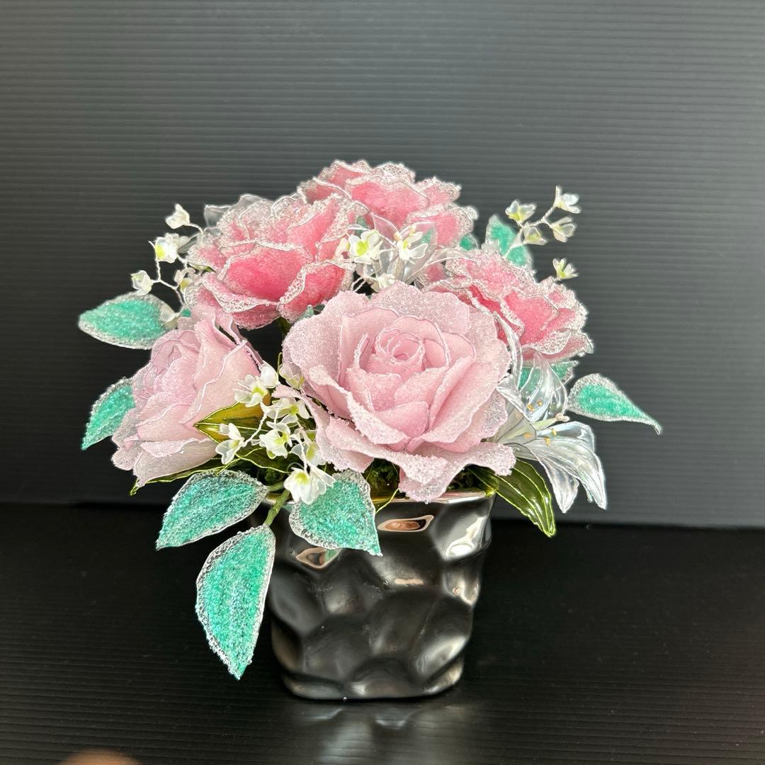 アメリカンフラワーディップフラワーピンク薔薇