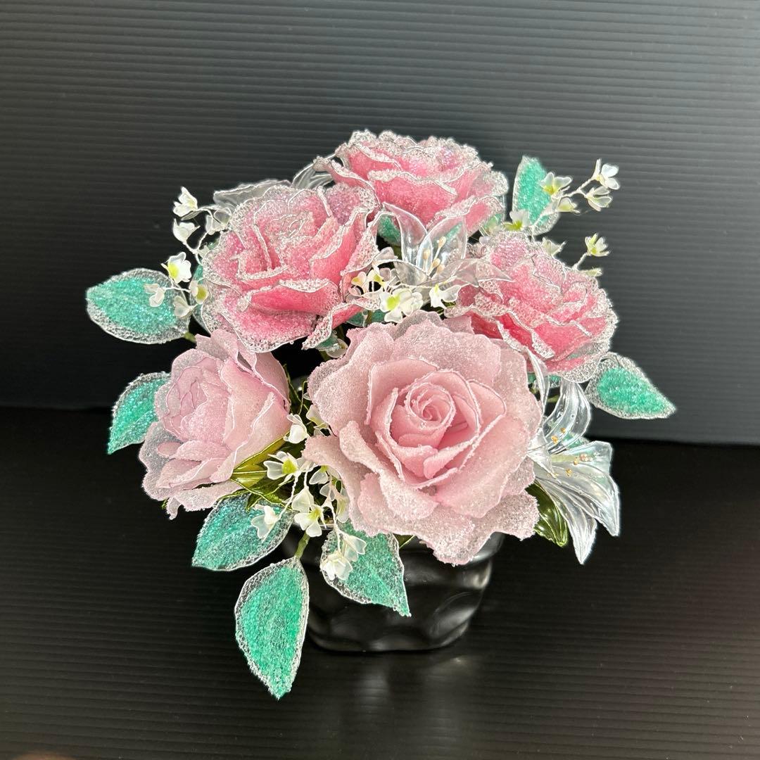 アメリカンフラワーディップフラワーピンク薔薇
