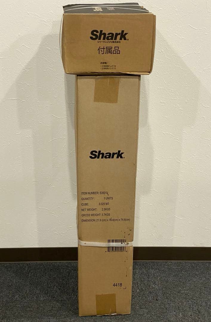 【未開封】Shark シャーク　スチームモップ　付属品付き