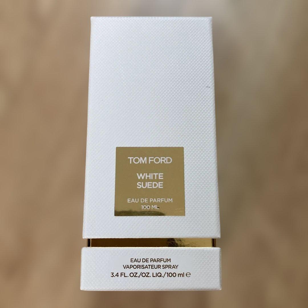 【新品・未使用】TOM FORD トム フォードWHITE SUEDE